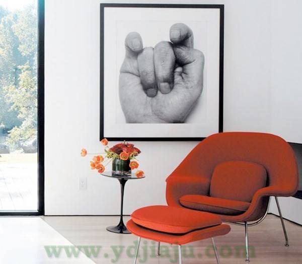 【Eero Saarinen 設(shè)計(jì)大師家具】子宮椅子 Womb Chair