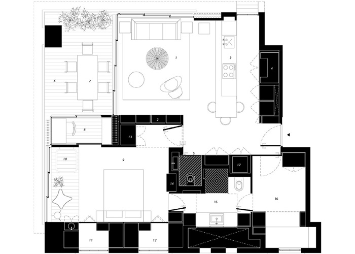 現(xiàn)代公寓裝修