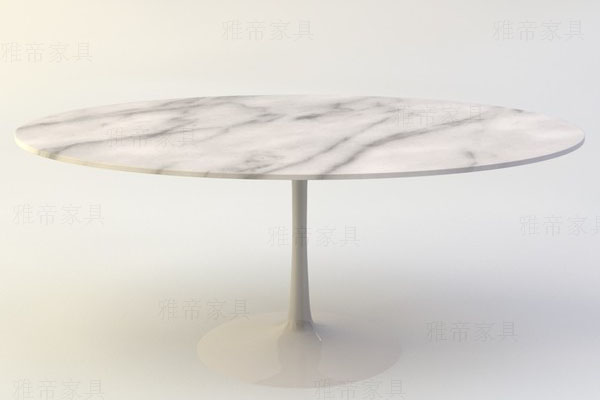 沙里寧郁金香餐桌(Saarinen Tulip Oval Dining Table)