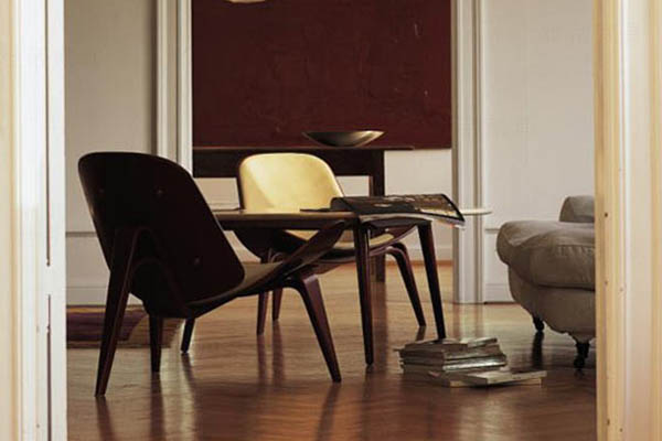 Wegner shell chair（三腳休閑椅）