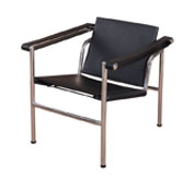 【雅帝家具】柯布西耶設(shè)計(jì)的扶手工藝椅 LC1 Sling Chair