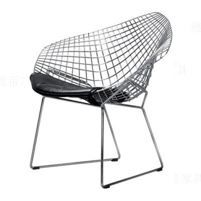 休閑鐵線椅子（Diamond Arm Chair）鉆石椅