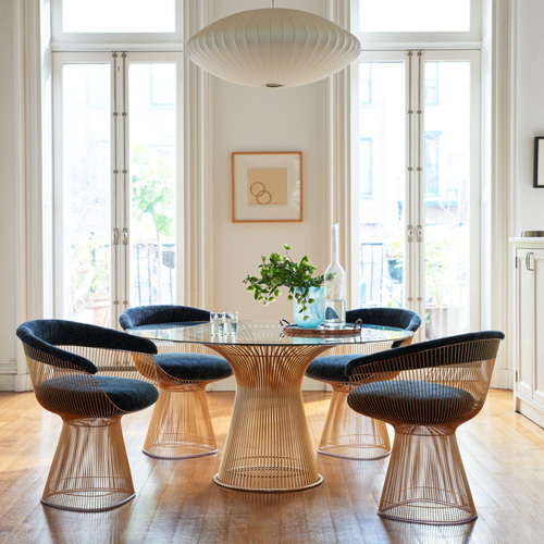 現(xiàn)代簡約餐桌（Platner Dining Table）