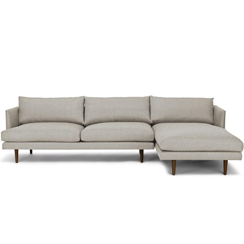 現(xiàn)代轉(zhuǎn)角沙發(fā)Burrard Seasalt Gray Right Sectional Sofa